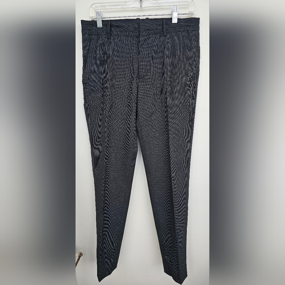 Armani Exchange Dark Grey Dress Pants Elegant Straight-LegSz.29